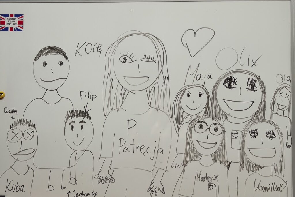 Rysunek dzieci English To Go Niepołomice